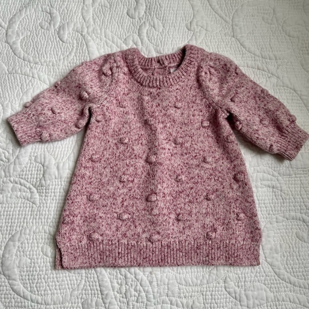 Baby GAP bobble sweater dress - 0-3 months‎